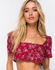 Image de Cavazza Crop Top in Soheila Floral