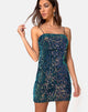 Image de la robe Cecile en velours Opal Shine Sequin