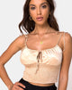 Image de Cemara Top in Satin Champagne