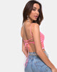 Image du Top Champo en Satin Fluro Rose