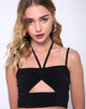 Image de Chateau Crop Top in Black