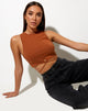 Image de Clias Crop Top in Bombay Brown