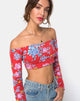 Image de Coga Crop Top in Vintage Fleur