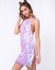 Image de Colete Slip Dress in Opal Unicorn Sequin Pink