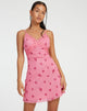image de Coline Mini Dress in Pink Ditsy Daisy Embro