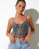 image de Conchita Crop Top in Folk Floral
