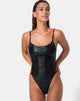 Image de Conis Maillot de bain en serpent noir