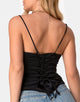 Image de Cosey Top en noir satiné