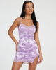 Image de Coti Bodycon Dress in Rose Flock Lilac