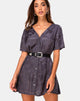 Image de Crosena Swing Dress en satin Rose Grey