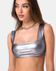 Image de Katie Top en argent métallique