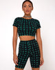 Image de la breloque Cycle Short in Hidden Charm Noir et Menthe poivrée