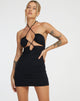 Image de Robe à découpes Cyra en noir