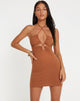 Image de Cyra Bodycon Dress in Bombay Brown