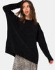 Image du pull-over pour papa en chenille noir
