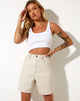 Image of Dad Denim Short in Winter Sandwash