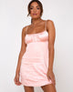 Image de la robe Dahlia en satin Peach