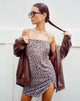 Image de Datista Slip Dress in Ditsy Rose Black