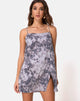 Image de Datista Robe en Bleached Tie Dye Grey