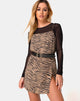 Image de Datista Robe en Zebra 90s Taupe