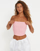 image de Den Bandeau Top in Gingham Pink