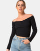 Image de Devora Top in Black Rib