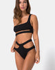 Image de Drelins Bikini Top in Black Rib