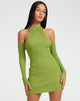 Image de Dundar Mini Dress in Golden Lime