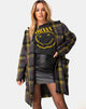 Image de Dusty Coat in Check Yellow Brown