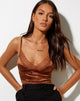 Image de Dyrana Crop Top in Rose Flock Brown