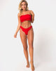 Image de Effie Bikini Bottom Red Rib