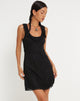 Image de Eltami Mini robe en dentelle noire