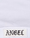 Blanc avec broderie d'ange