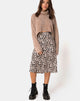 Image de Evie Cropped Sweatshirt in Chenille Tan