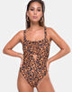 Image de Evita Swimsuit in Burn Out Leopard