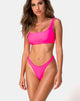 Image de Farida Bikini Top in Hot Pink