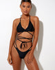 Image de Farisa Bas de bikini à bretelles en noir
