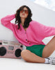 Image de Faya Cardigan en rose bubblegum