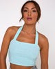 Image de Fedora Crop Top in Aqua