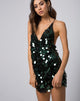 Image de Finn Dress in Disc Sequin Forest Green