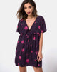 Image de Flawa Mini Dress in Evening Rose