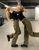 Image de Parallel Jeans en kaki vert