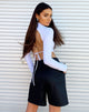 Image de Quelia Crop Top in White Saint Embro