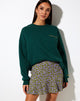 Image de la mini-jupe Gaelle, Autumn Blossom Khaki