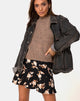 Image de la mini-jupe Gaelle, Peach Rose