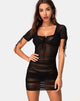 Image de la robe Galia en filet noir