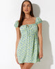 image de Galova Mini Dress in Lime Floral