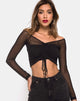 Image de Ganida Crop Top in Black