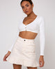 Image de Gato Crop Top in Rib Ivory