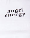 L'énergie de l'ange blanc en noir